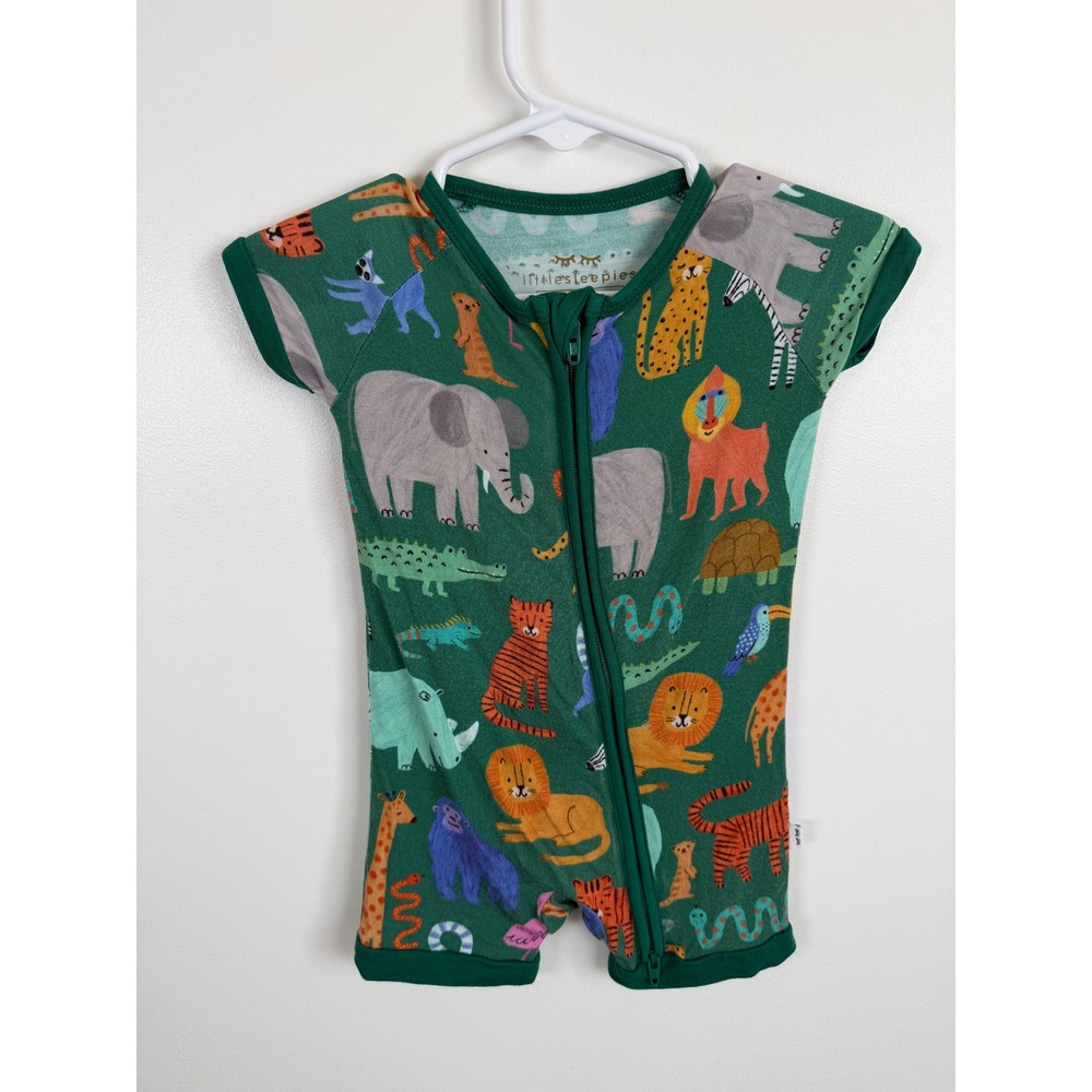 Little Sleepies Jungle Shorty Zippy 3-6 Months